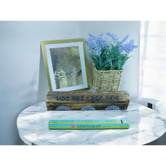 HEM Lemongrass 20 Incense Sticks Aromatic And Calming Relaxation Meditation - Picture 4 of 9
